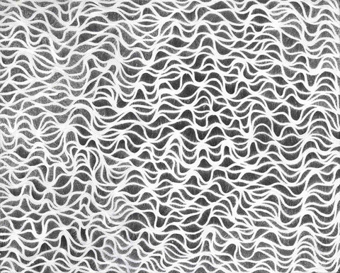Christine Peterson Nangala TCPN711 Sandhills (Tali) 153cm x 121cm original Australian Aboriginal artwork at Tingari Arts horizontal view