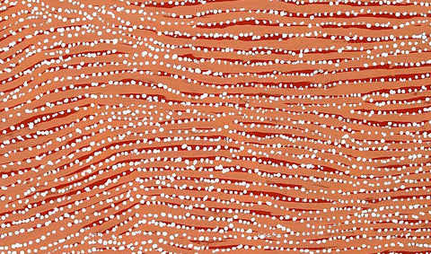 George Ward Tjungurrayi GWT801 Tingari 153cm x 91cm original Australian Aboriginal artwork at Tingari Arts detail view 001