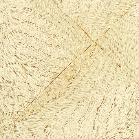Kathleen Petyarre TKP410 Mountain Devil Lizard Dreaming - Sandhill Country 91cmx91cm original Australian Aboriginal artwork at Tingari Arts detail view 001
