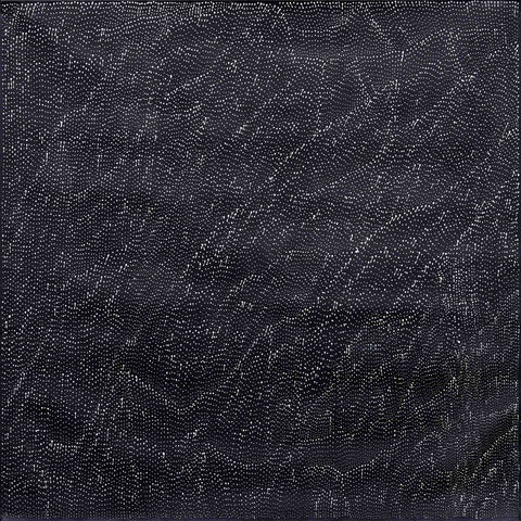 Lilly Kelly Napangardi TLKN702 Sandhills 121cm x 121cm original Australian Aboriginal artwork at Tingari Arts 001