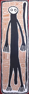 Emu Man at Walukuritje | 151cm x 46cm