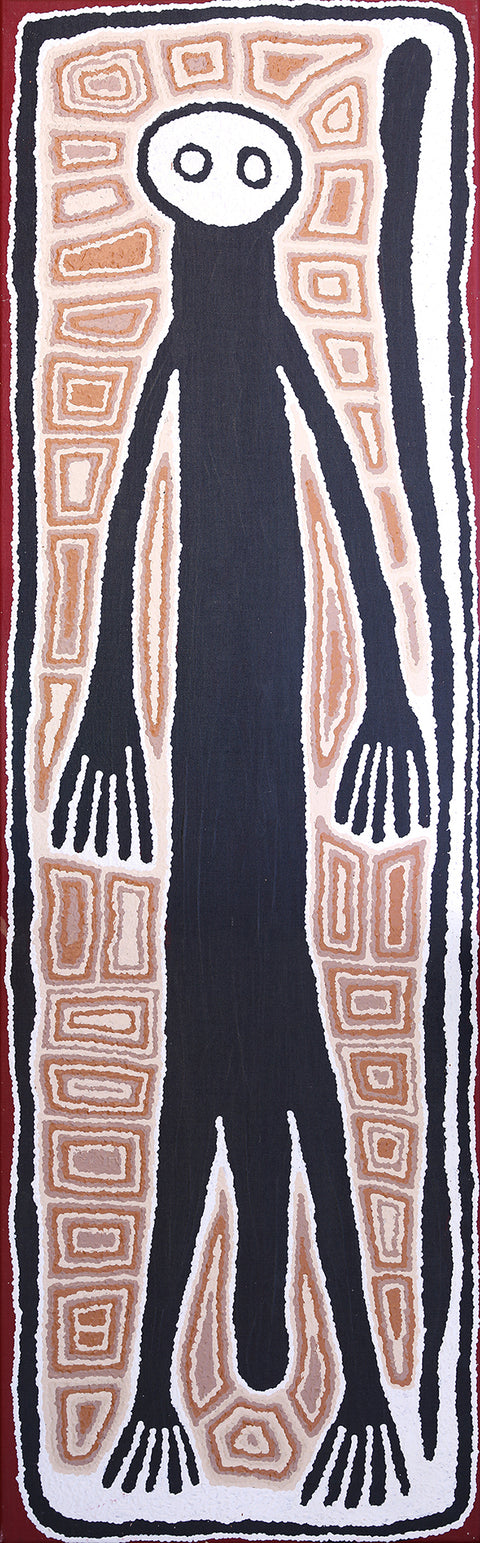 Emu Man at Walukuritje | 151cm x 46cm