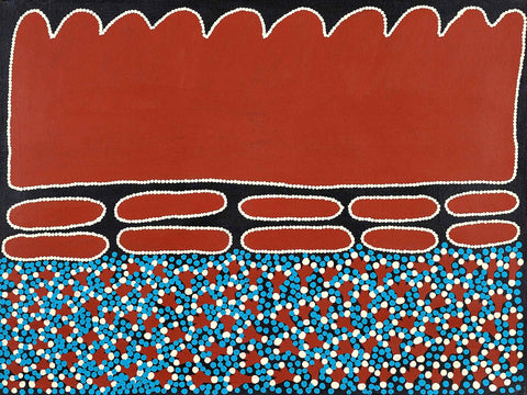 Mitjili Napurrula KMN02003 120x90cm No47 original Australian Aboriginal artwork at Tingari Arts