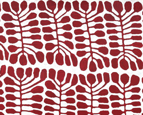 Mitjili Napurrula TMN333 Watiya 153cm x 121cm original Australian Aboriginal artwork at Tingari Arts detail view