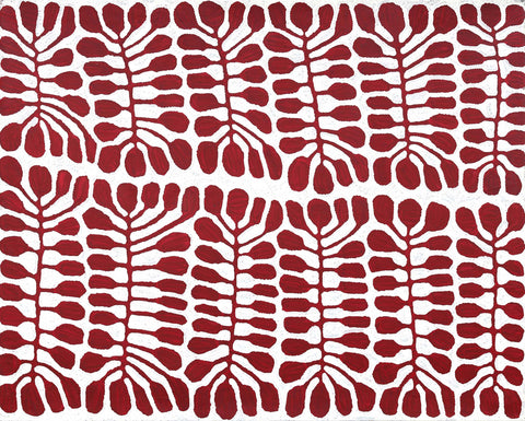 Mitjili Napurrula TMN333 Watiya 153cm x 121cm original Australian Aboriginal artwork at Tingari Arts horizontal view