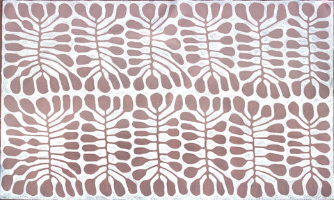 Mitjili Napurrula TMN412 Watiya 183cmx121cm original Australian Aboriginal artwork at Tingari Arts horizontal view