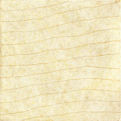 Kathleen Petyarre TKP403 Mountain Devil Lizard Dreaming - Sandhill Country (After Hailstorm) 121cm x 121cm original Australian Aboriginal artwork at Tingari Arts horizontal view 002