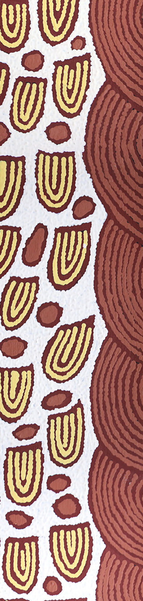 Narpula Scobie KNS02007 original Australian Aboriginal artwork at Tingari Arts detail view