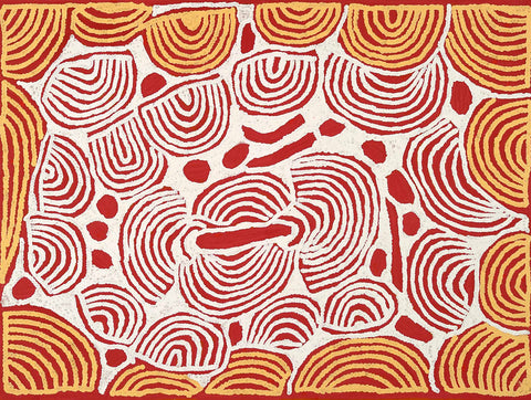 Ningura Napurrula TNIN2029 original Australian Aboriginal artwork at Tingari Arts horizontal 001